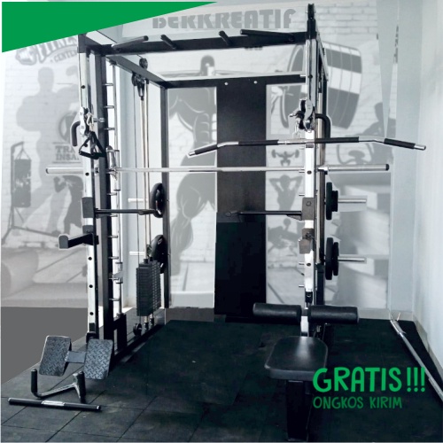 Alat Fitness Smith Machine Multi