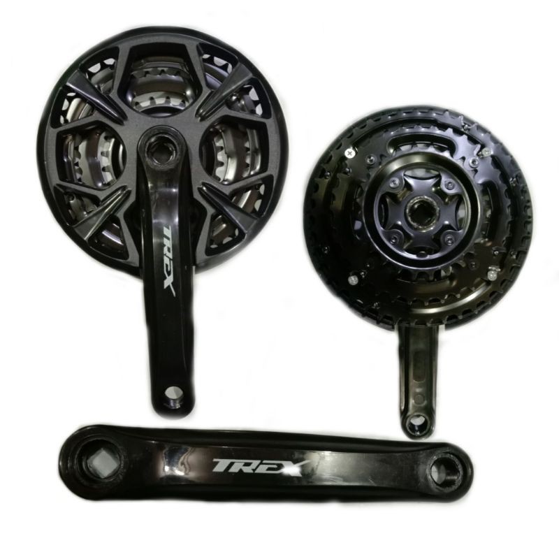 Crank 3 Susun Rotel Triple Sepeda Model As bb kotak Mtb .. bkn shimano neco trex