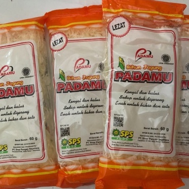 

BIHUN JAGUNG CAP PADAMU KECIL KEMASAN 60GR