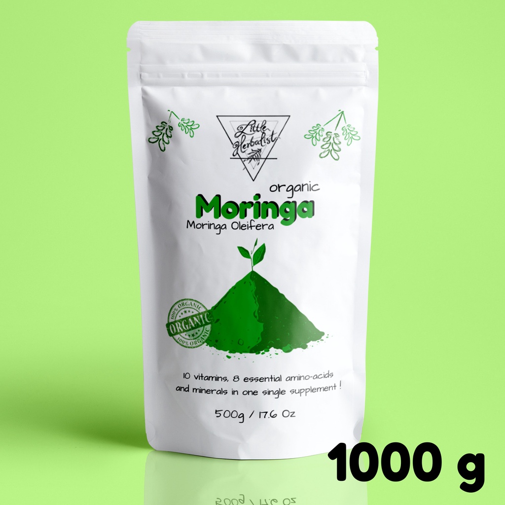 

Bubuk Moringa Organik / Organic Moringa Powder - 1000 grams - 1 kg