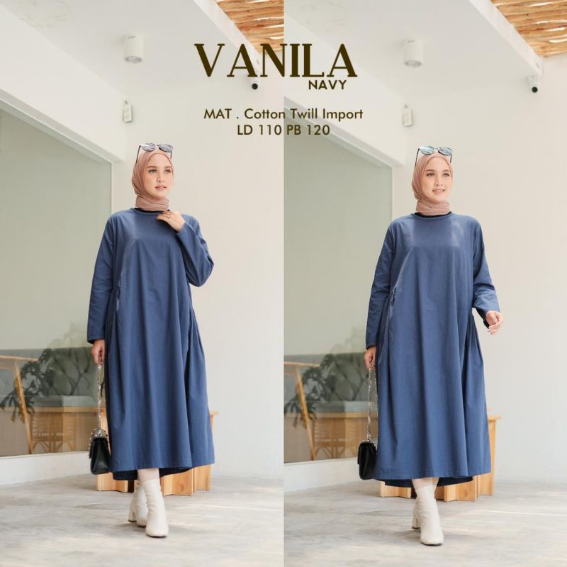 VANILA GAMIS MIDI TERBARU BY SAZO