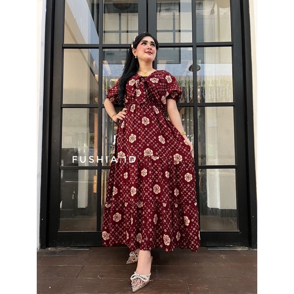 Dress Alyssa Rayon Bali Cantik