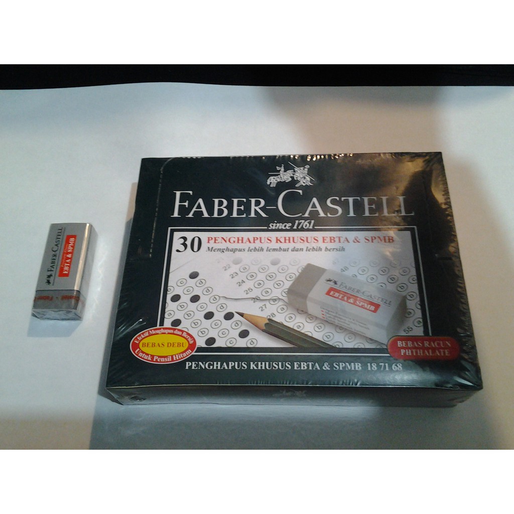 

Penhapus faber castell EBTA SPMB abu