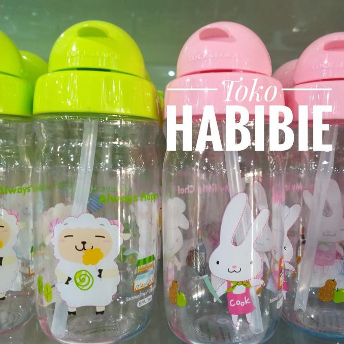 Lock n Lock/Lock & Lock Botol Air Minum 360 ml/Tumbler Anak Sekolah - Biru Muda