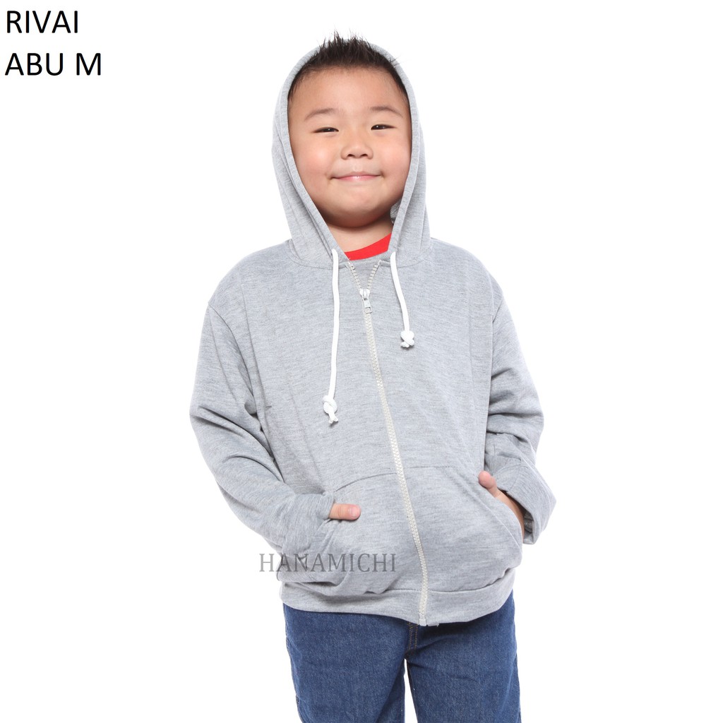 Hanamichi RIVAI Baju Hoodie Anak Lengan Panjang