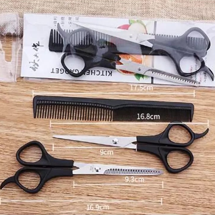 READY Terbaru  GUNTING GROOMING SET - Gunting Sisir Grooming Bulu Kucing Anjing