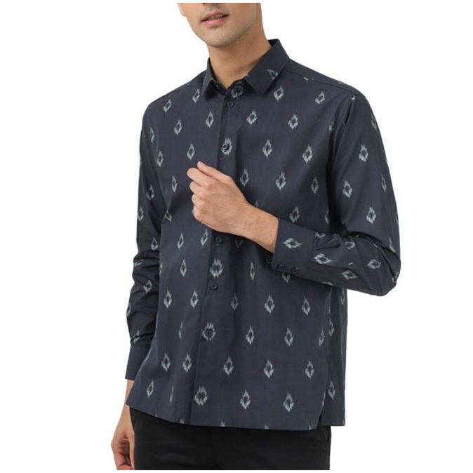 (BISA COD) Studio 133 Biyan Ikat Cotton Print Black (Size S - L) LIMITED EDITION Kode 316