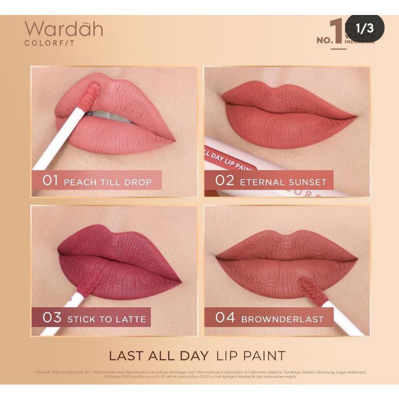 WARDAH COLORFIT LAST ALL DAY LIP PAINT