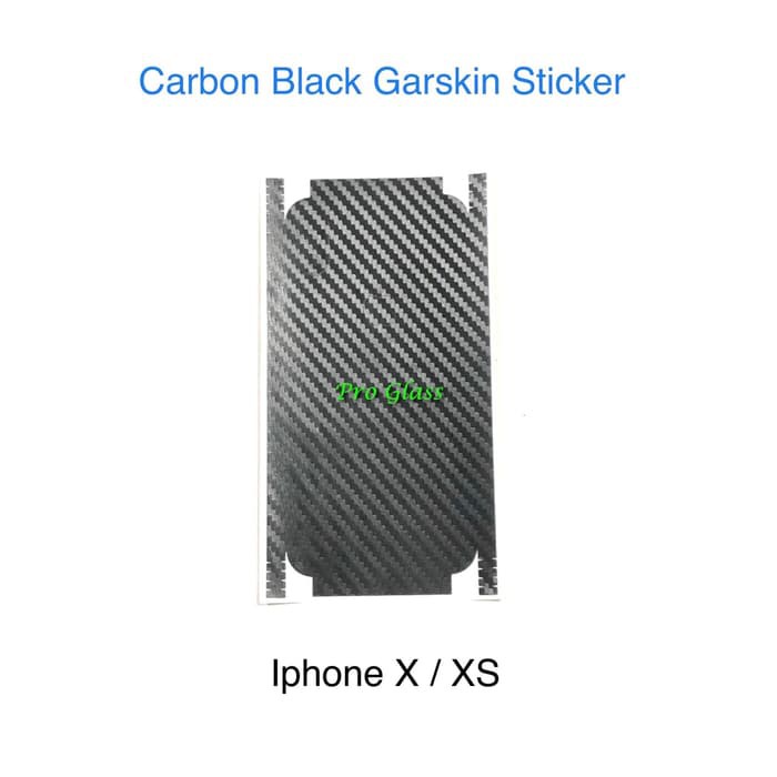 Iphone X / XS / XR / XS MAX CARBON BLACK Skin / sticker / garskin case cover PREMIUM