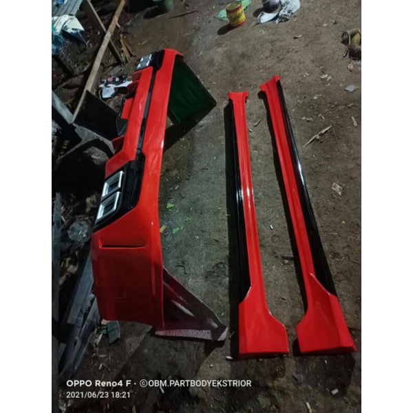 Bodykit Calya dan toyota calya bodykit . calya samping dan belakang model vazoma