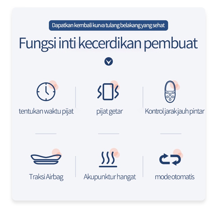 Lumbar Traction device alat terapi kesehatan fisioterapi punggung / Terapi Nyeri Pinggang / Alat Pijat Pinggang