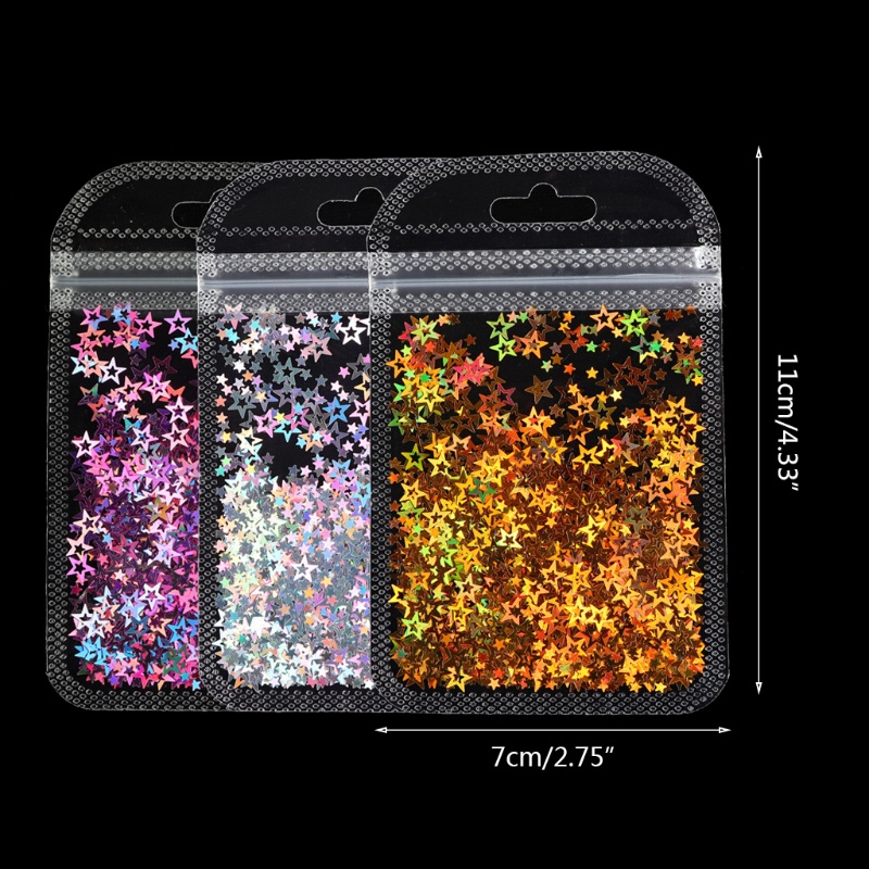 SIY  3 Packs Alphabet Letters Sequins Resin Mold Fillings DIY Art Crafts Jewelry Filler Nail Holographic Glitter Flakes Decoration