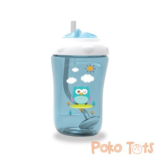 Baby Safe Straw Cup Bottle With Weighted Straw 300ml Botol Sedotan Pemberat 360 Derajat