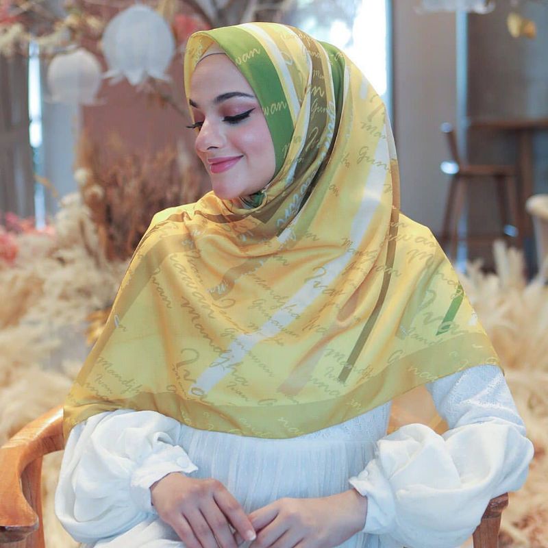 Hijab MANDJHA by Ivan Gunawan Happy Day Yellow Scarf