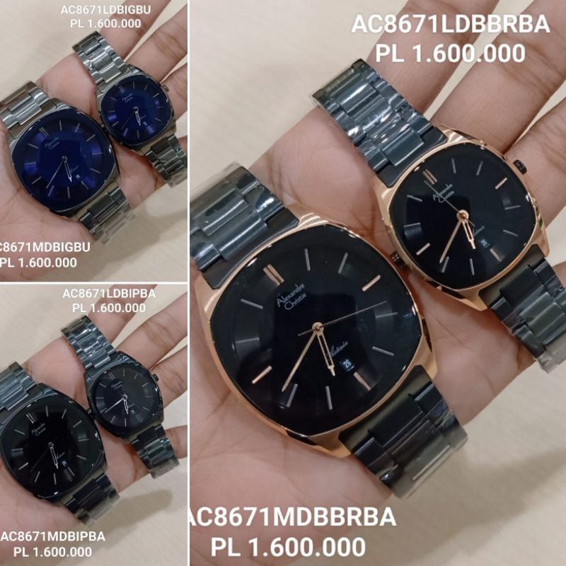 Alexandre Christie Couple Ac8671 Original  || Ac 8671 Md || Ac 8671 Ld