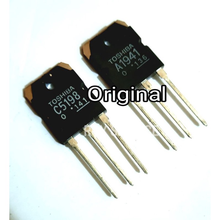 1pasang Transistor C5198 A1941 Original Toshiba / Tr C5198 A1941 Original Toshiba