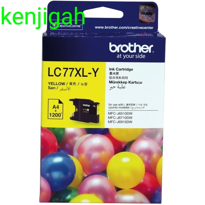 TINTA BROTHER LC-77 XL YELLOW ORIGINAL