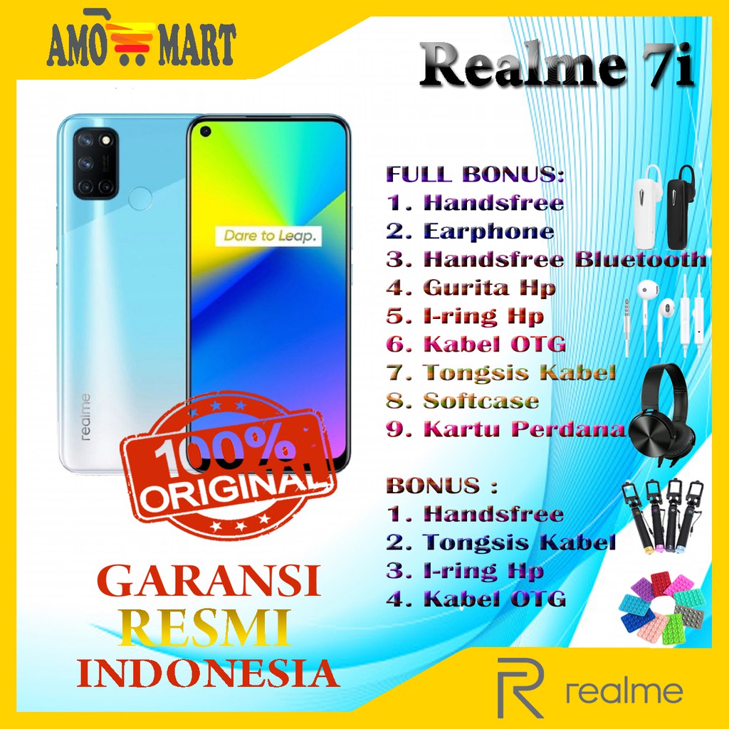 Promo Cuci Gudang Hp  HP BARU REALME 7PRO 7 PRO REALME 7i REALME 7 RAM 8/128 GB NEW 100% ORI GRS