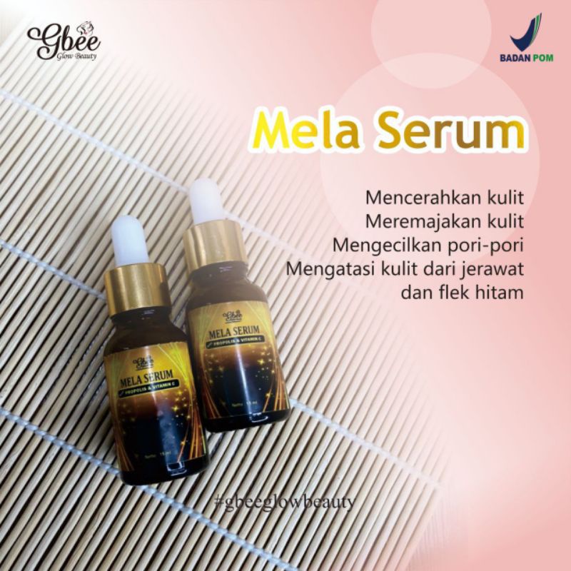 [kemasan Baru] BEE JELLY MELA SERUM GBEE GLOWBEAUTY SERUM WHITENING ANTI ACNE