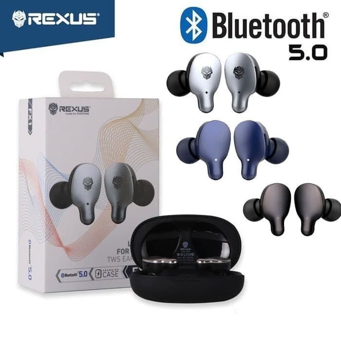 Headset Rexus FX1 TWS True Wireless Bluetooth Gaming Earphone