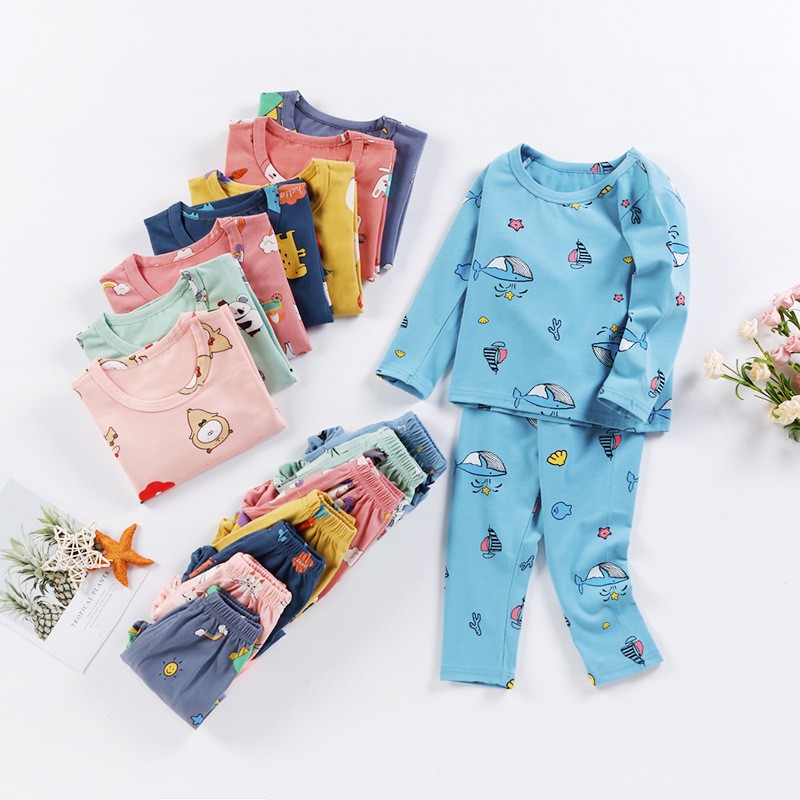 HappyOliver KIDS FULLPR PANJANG H5 Setelan Anak Kaos Lengan + Celana Berkualitas Import ebv part 1