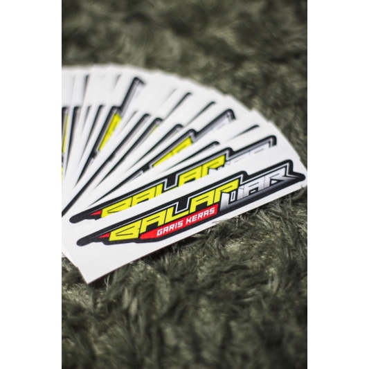 STICKER STIKER BALAP LIAR