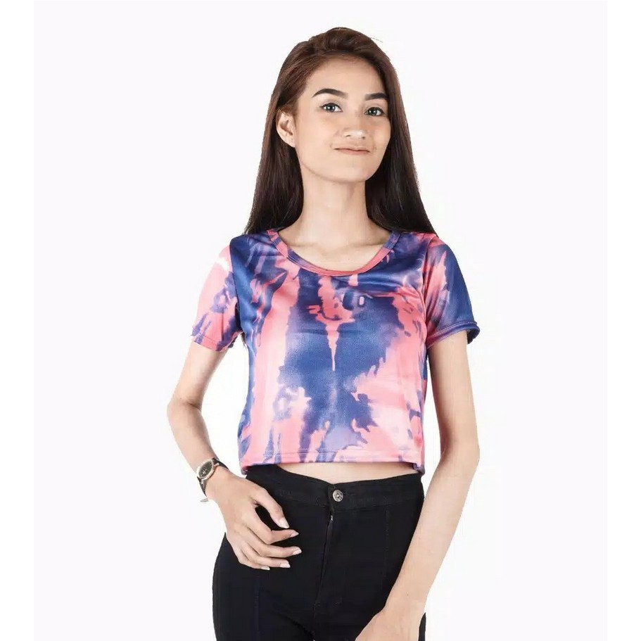 VS - CROP BERLINA | KAOS TIE DYE/BAJU TIE DYE/BAJU CEWEK TIE DYE /BAJU TUMBLR /KAOS DISTRO