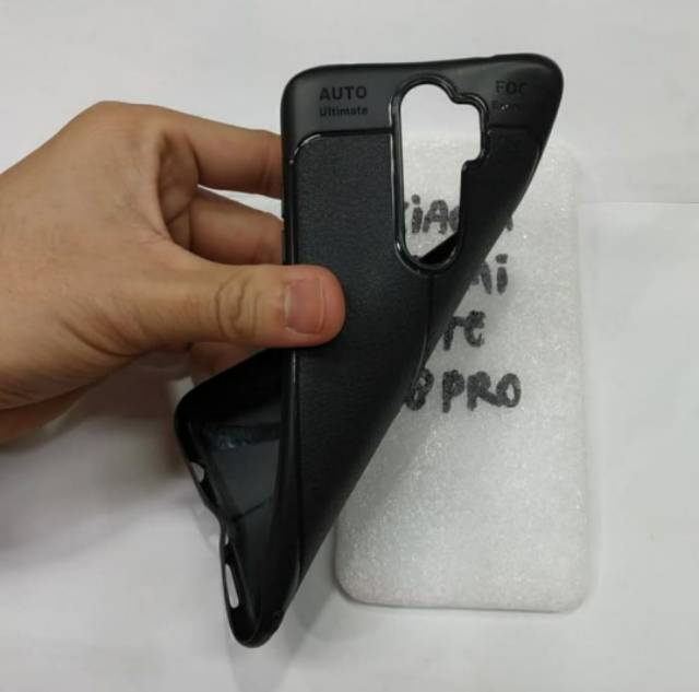 auto focus XIAOMI REDMI NOTE 8 PRO silikon karet hitam soft case