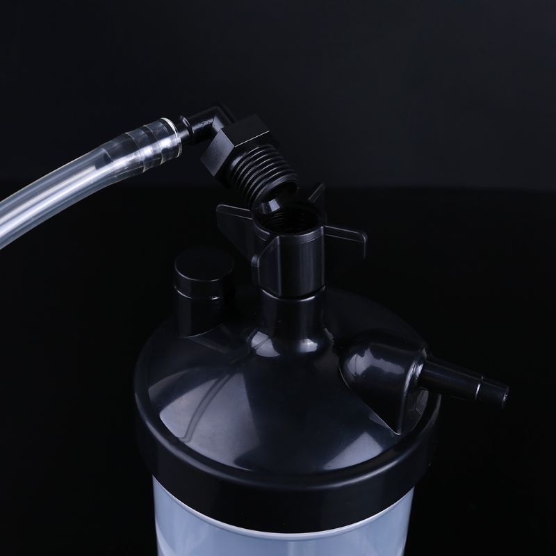 Btsg Professional Bottle High Flow Botol Humidifier Bubbler Oksigen Medis Dengan Selang Panjang Botol Air Serbaguna Por