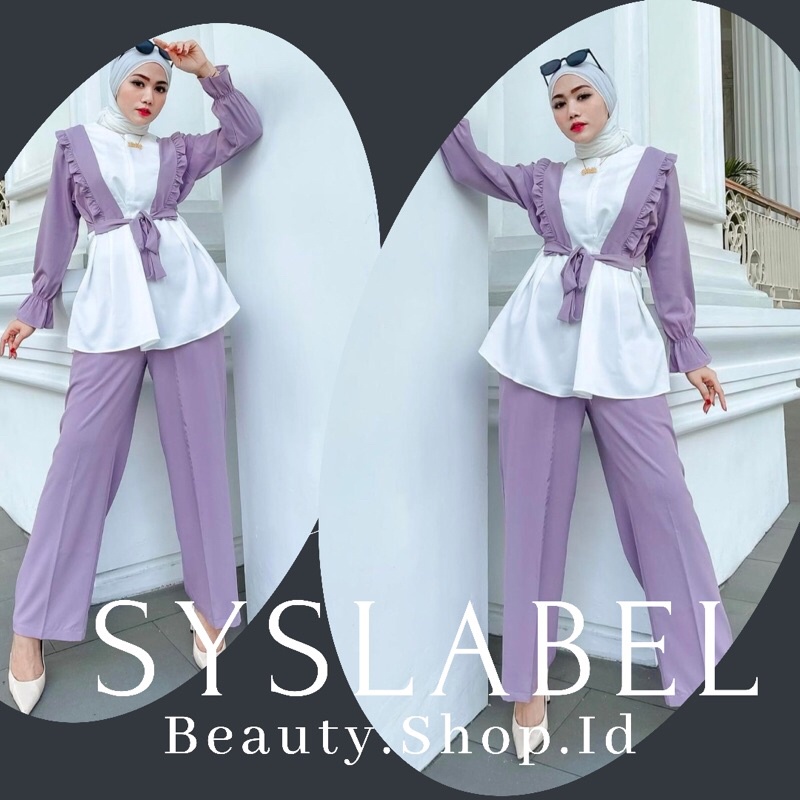 KINARA SET - SETELAN BLOUSE + CELANA F1