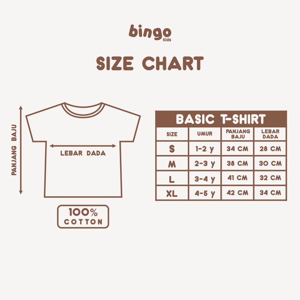 BINGOKIDS | BASIC T-SHIRT / Kaos Polos Anak Balita / Kaos Oblong T Shirt 1-5 Tahun       Anak  Laki Perempuan Unisex Katun Premium Summer Beach Biru Merah Maroon Kuning Mustard