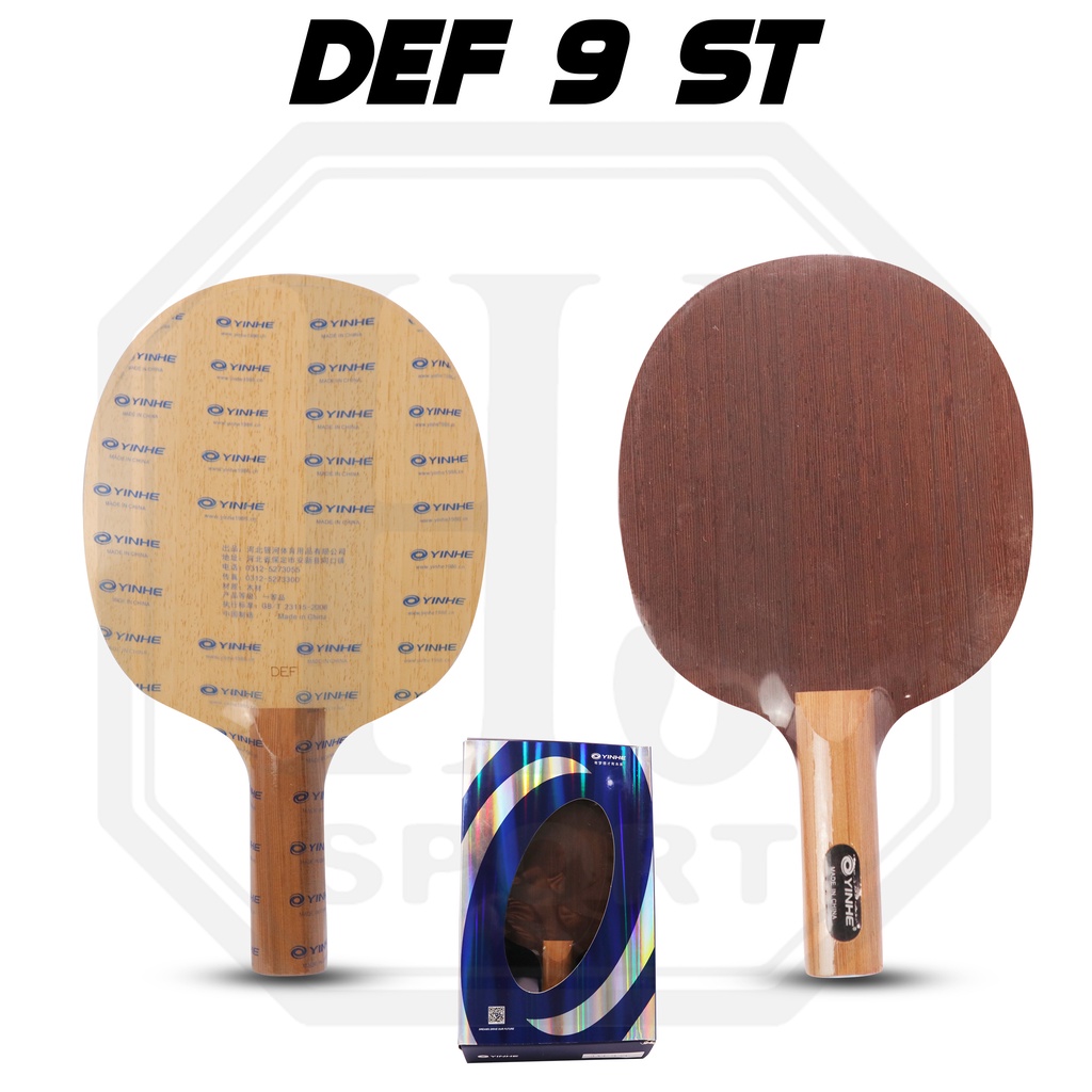 Bet Tenis Meja Yinhe DEF 9 ST Fiber / Bat Pingpong Kayu Defensive 9 ST Original