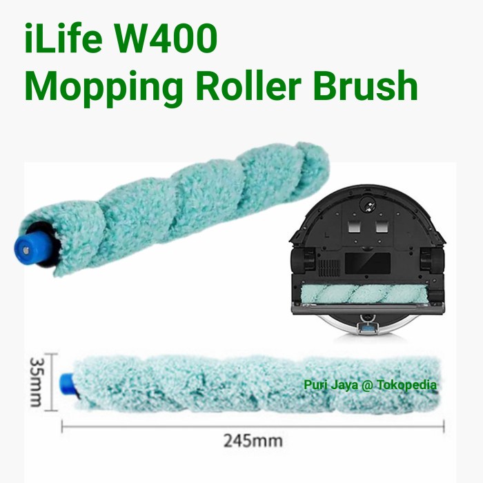 ILIFE W400 MOPPING ROLLER BRUSH MOP PW-R010 PW-R020