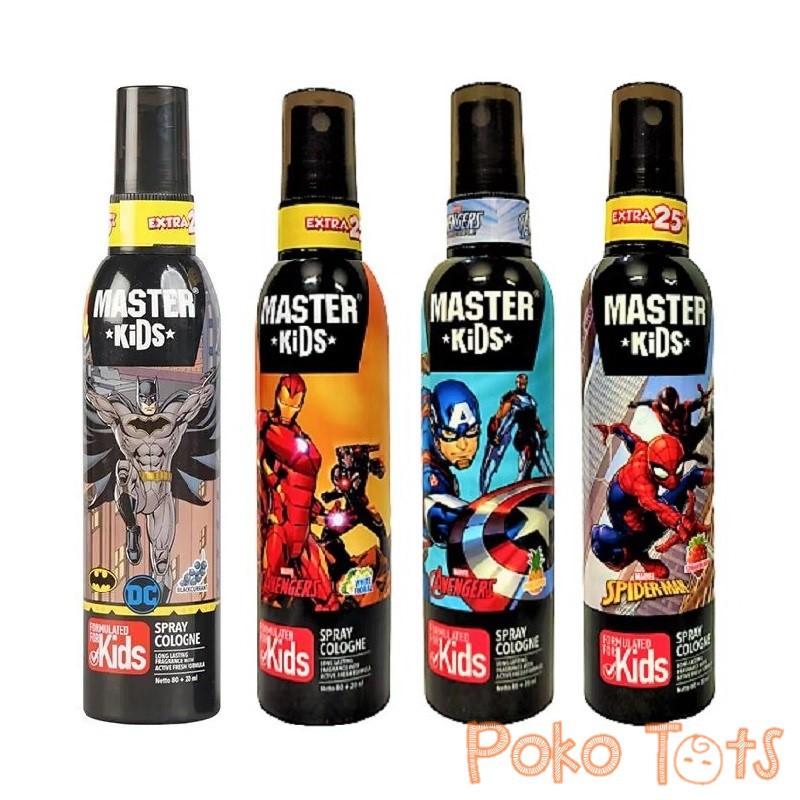 Master Kids Spray Cologne Avenger 100ml Minyak Wangi Anak