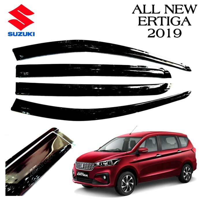 TALANG AIR MOBIL SUZUKI ALL NEW ERTIGA 2019  MODEL SLIM BAHAN AKRILIK HITAM