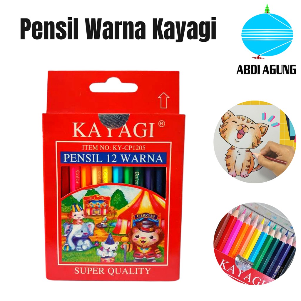 

Pensil Warna Kayagi KY-CP1205 Pendek