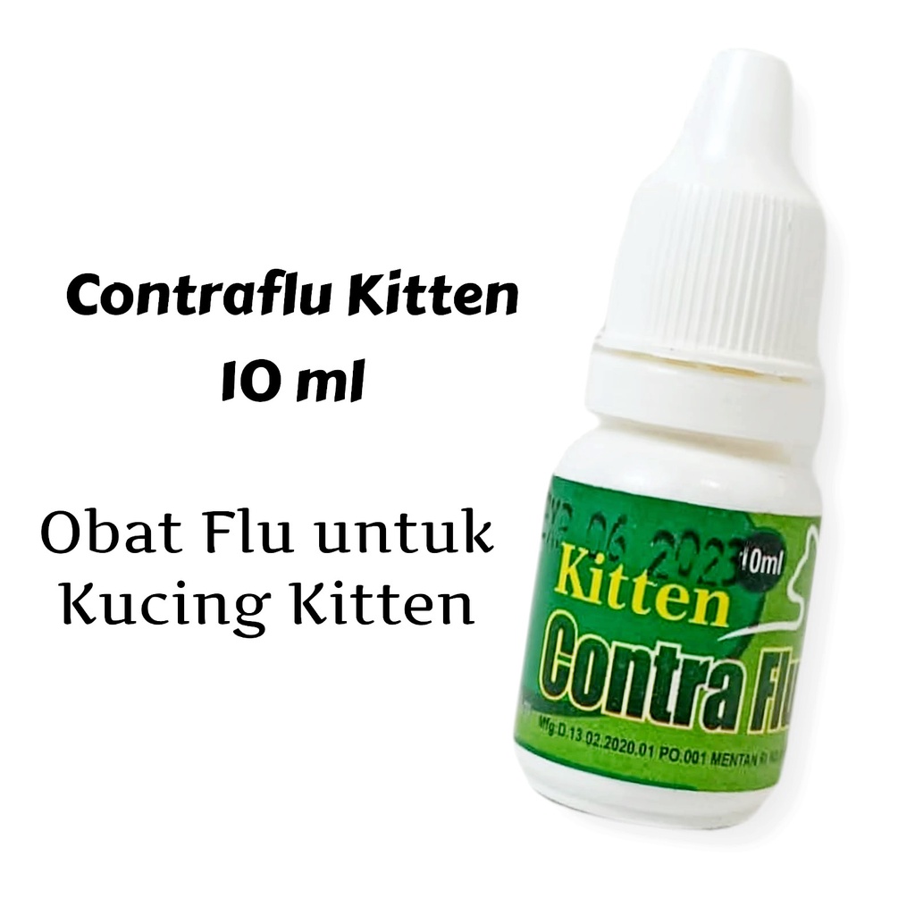 CONTRA FLU Kitten 10ml / Obat Flu Anak Kucing Murah