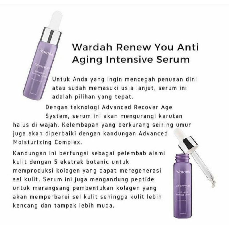 Wardah Renew You Anti Aging Serum