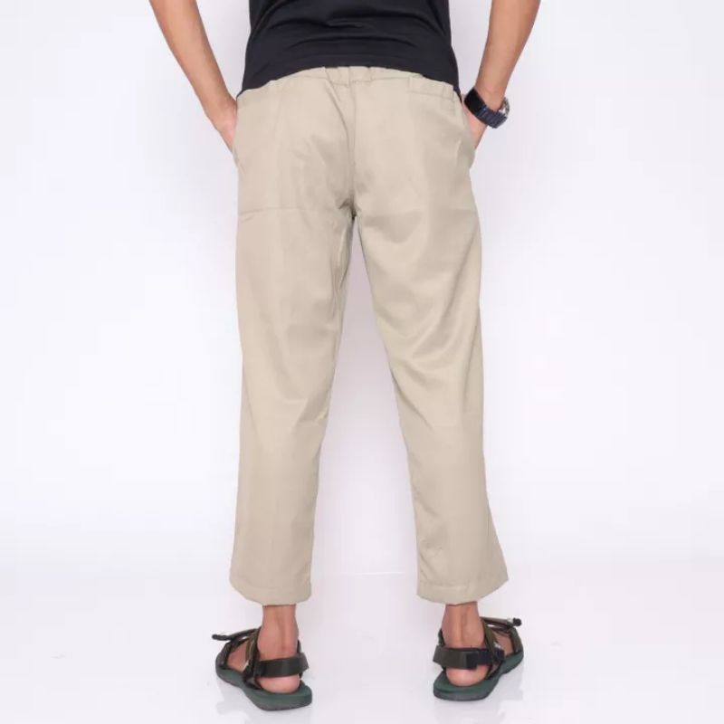 ZAJA - Ankle Pants Pria Dewasa / Celana Panjang Cowok Polos 3/4 / Celana Pangsi Sirwal / Celana Sunnah celana sirwal | celana chino | celana sirwal chino | celana sunah Long Pants Sholat