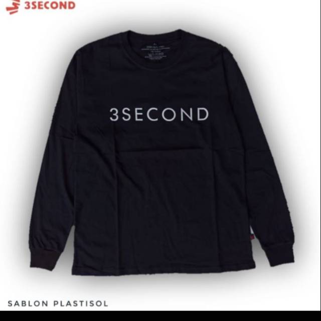 Kaos panjang pria 3second