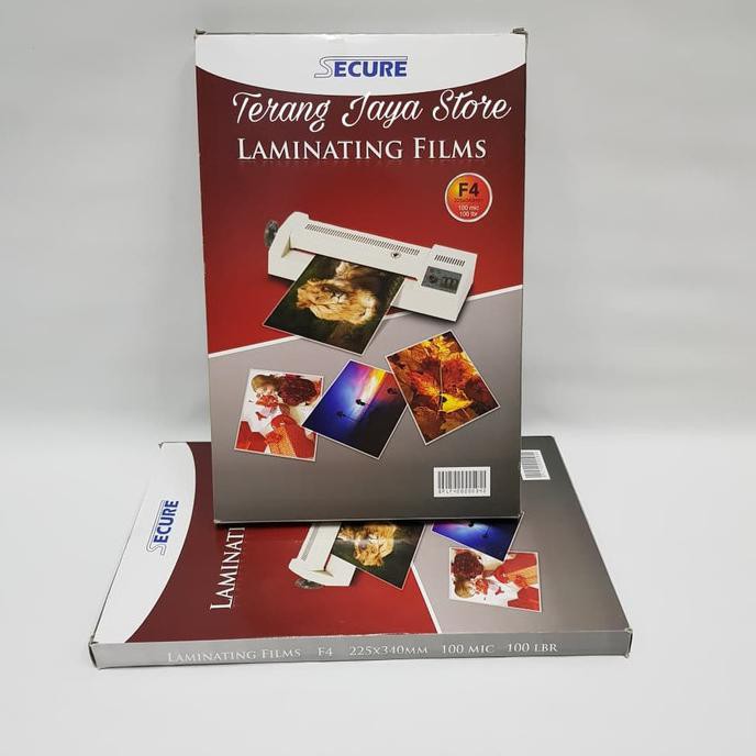 

Laminating Film Secure F4 100Micron Plastik Laminating Secure F4