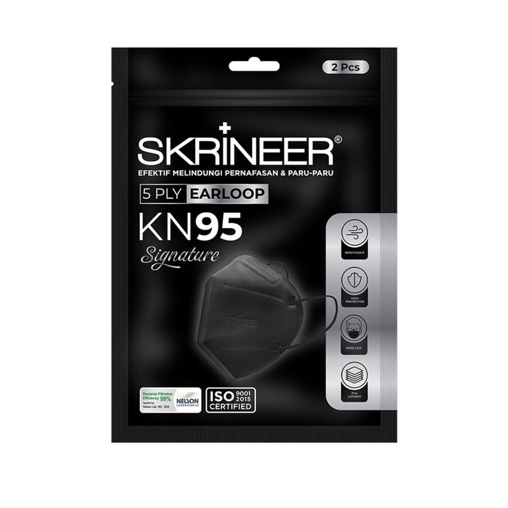 Jual Masker Skrineer KN Ply Signature Isi Pcs Shopee Indonesia