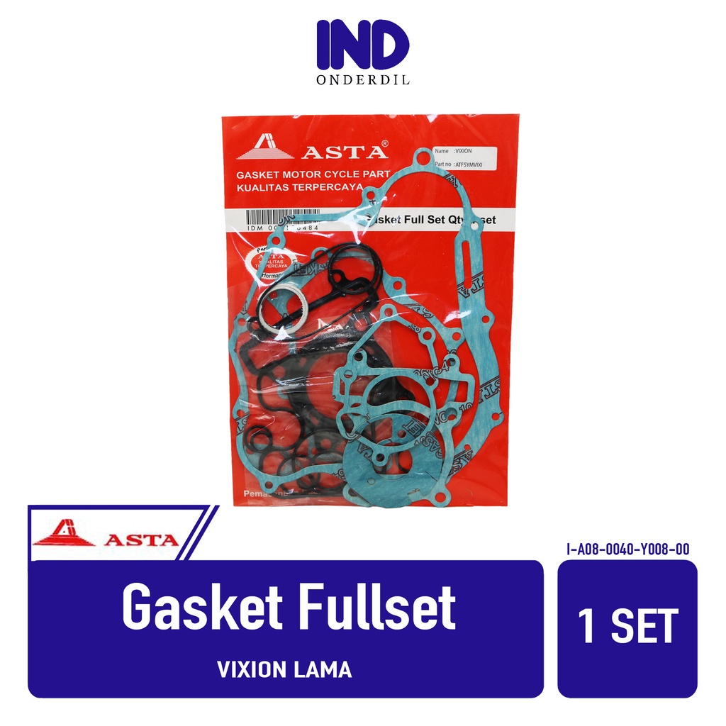 Gasket Perpak-Fullset-Topset Paking-Packing Full-Top-Set Vixion Lama-Old Merk Asta