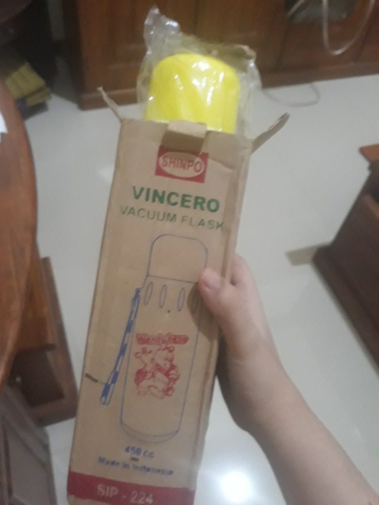 Termos Air Panas Vincero 450 Ml Shinpo 224