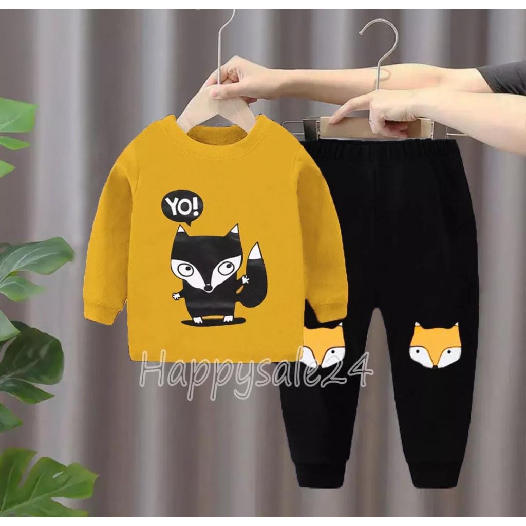 PROMO SETELAN BAJU TIDUR ANAK LAKI LAKI DAN ANAK PEREMPUAN KEKINIAN DAN TRENDY MASAKINI BAJU TIDUR ANAK BERMOTIF ANIMAL TERHITZ DAN TERKEREN SETELAN BAJU TIDUR ANAK ANAK BERMOTIF KUCINGG YOO TERMUURAH DAN TERBARU 2022 USIA 6-12BULAN - 5TAHUN 2022