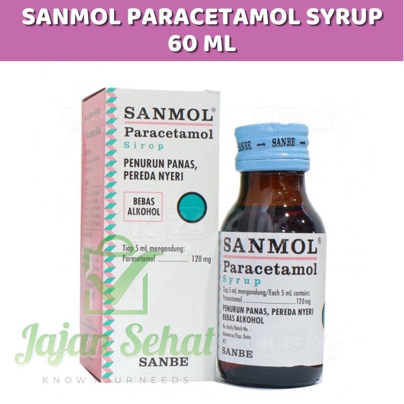 Sanmol Paracetamol Syrup 60ml