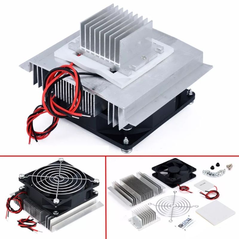 KIT PENDINGIN PELTIER TEC1-12706 SET HEATSINK DIY KULKAS MINI AKUARIUM DLL