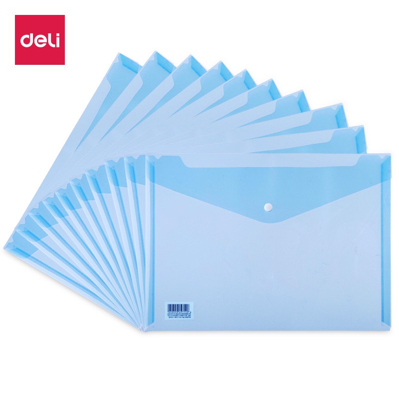 

Deli Tas File Map Plastik A4 Desain Anti Air 1pcs