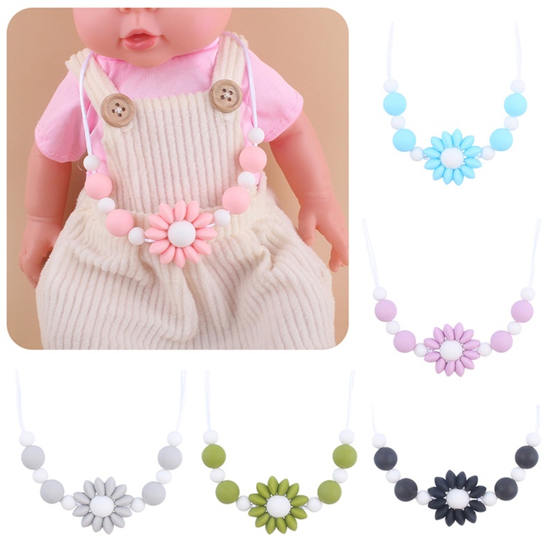 Mary Kalung Teether Bayi Laki-Laki / Perempuan Bahan Silikon