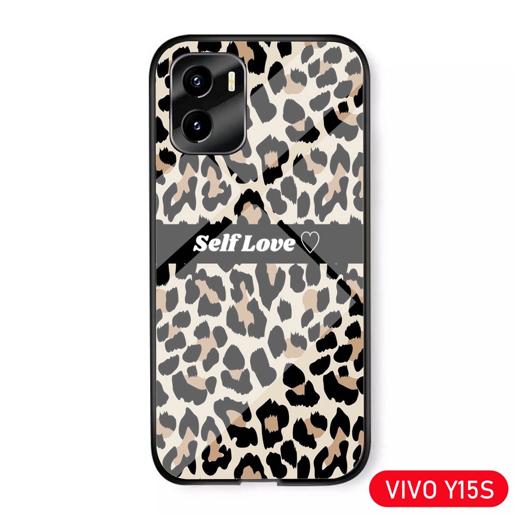 (S59) Softcase Kaca VIVO Y15S - casing handphone - Vivo Y15S Vivo Y15S - pelindung handphone - Vivo 
